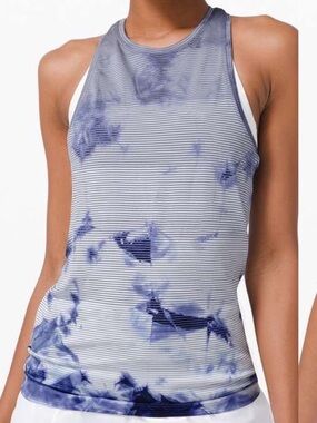 LULULEMON Swiftly Tech 2.0 Racerback Tank Shibori Stripe Midnight Orchid Tie Dye